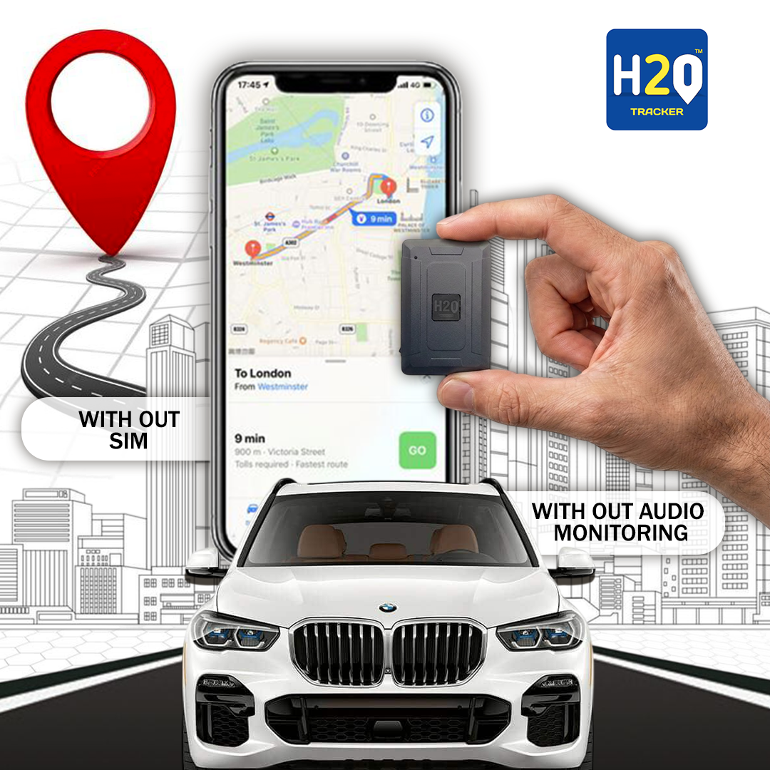 H2O Pro Magnetic GPS Tracker with voice Action – Ultra Long Battery Device for Extended Tracking & Advanced Security
