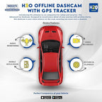 4G GPS Single channel Dashcam | Memory card storage with Live recording | Smart Vehicle Security Camera