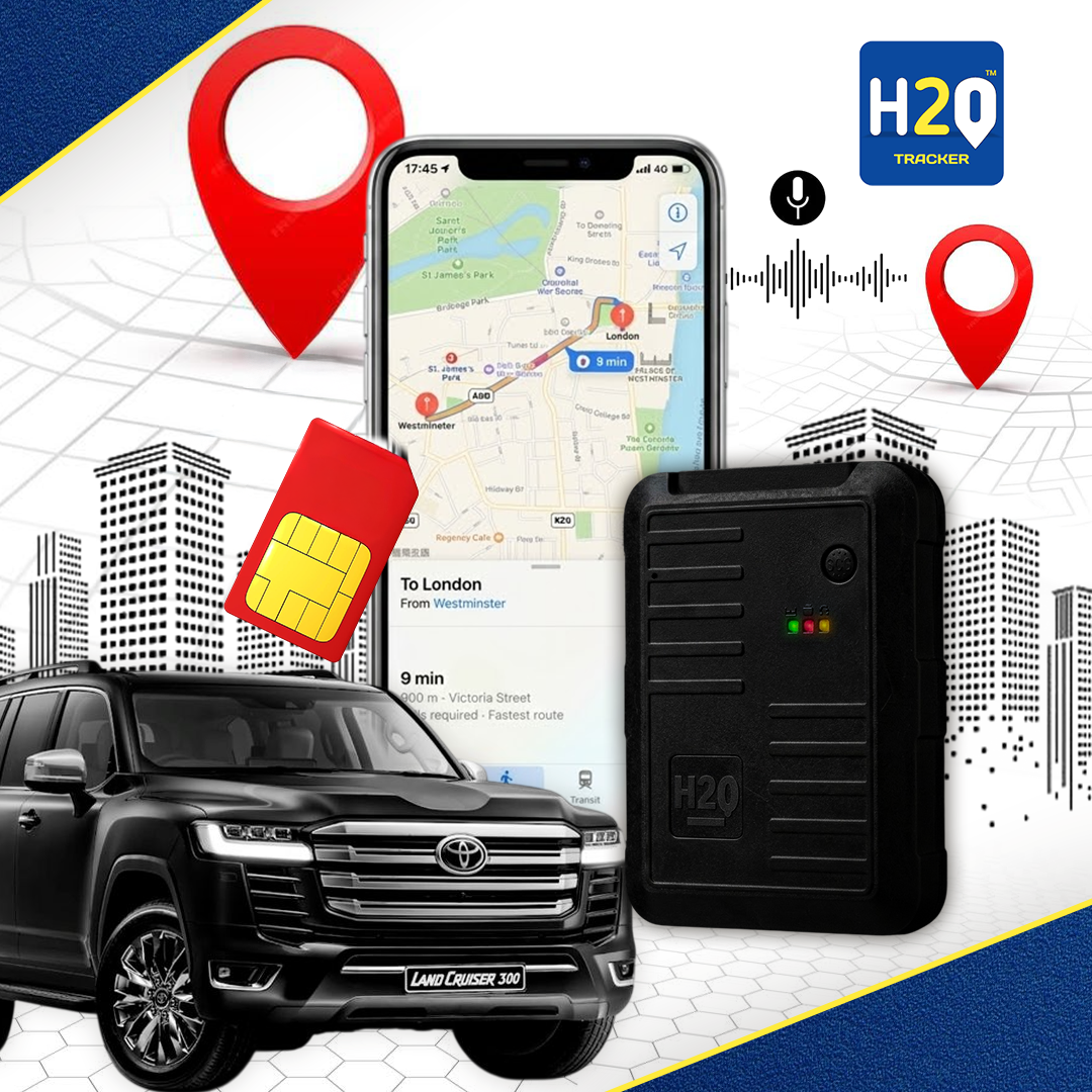 H2O Pro Magnetic GPS Tracker with voice Action – Ultra Long Battery Device for Extended Tracking & Advanced Security