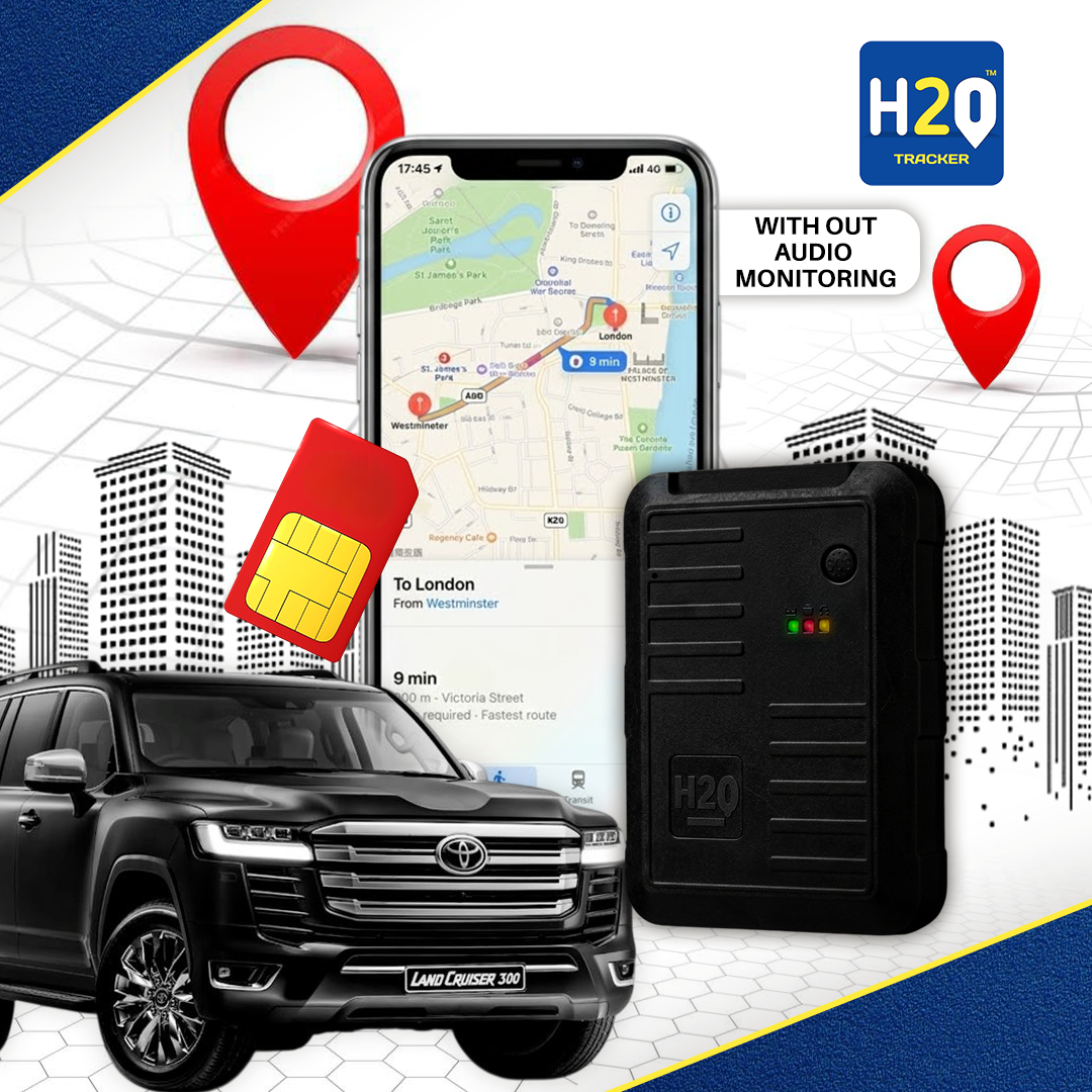 H2O Pro Magnetic GPS Tracker with voice Action – Ultra Long Battery Device for Extended Tracking & Advanced Security