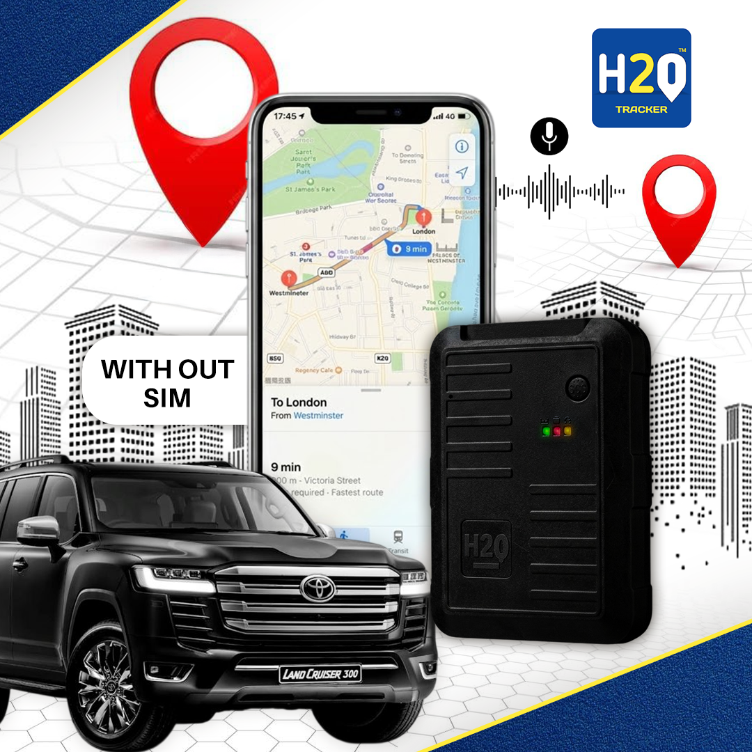 H2O Pro Magnetic GPS Tracker with voice Action – Ultra Long Battery Device for Extended Tracking & Advanced Security