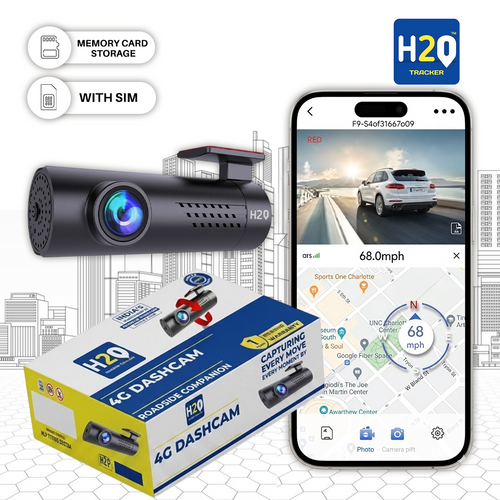 4G GPS Single channel Dashcam | Memory card storage with Live recording| Smart Vehicle Security Camera