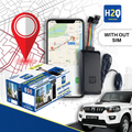 H2O Vehicle Tracker GPS | GPS Tracker + Audio Monitor | Multiple Report | Over Speed Alert | Theft Alert | Live Audio Monitoring |Include Sim Card