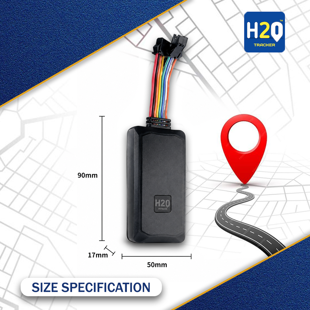 H2O GPS Tracker | Multiple Report| Over Speed Alert |Real-Time Location Tracking| Low Power Consumption | Include Sim Card