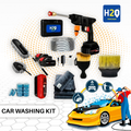 H2O Easy Wireless Vehicle Cleaning Kit | Portable Battery Car Washer with Full Cleaning Accessories
