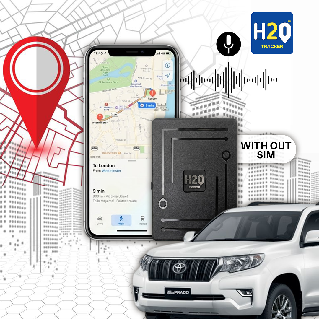 H2O Pro Magnetic GPS Tracker with voice Action – Ultra Long Battery Device for Extended Tracking & Advanced Security