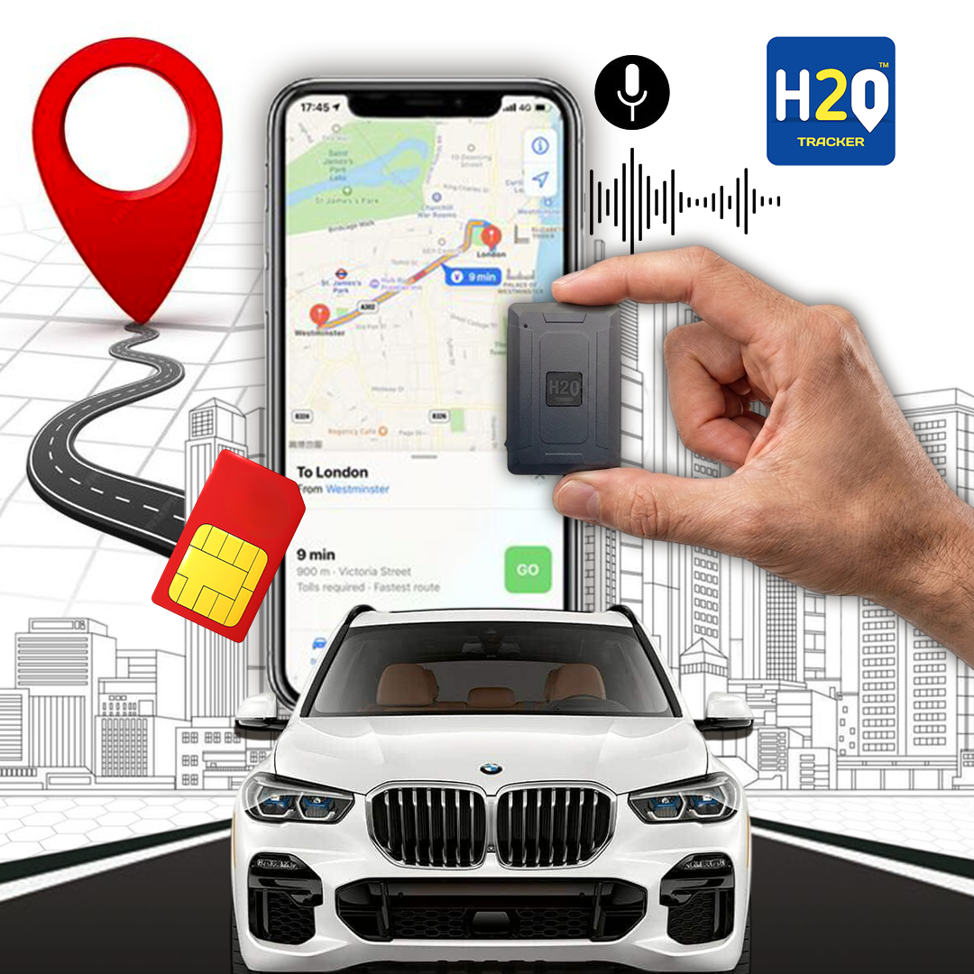 H2O Pro Magnetic GPS Tracker with voice Action – Ultra Long Battery Device for Extended Tracking & Advanced Security