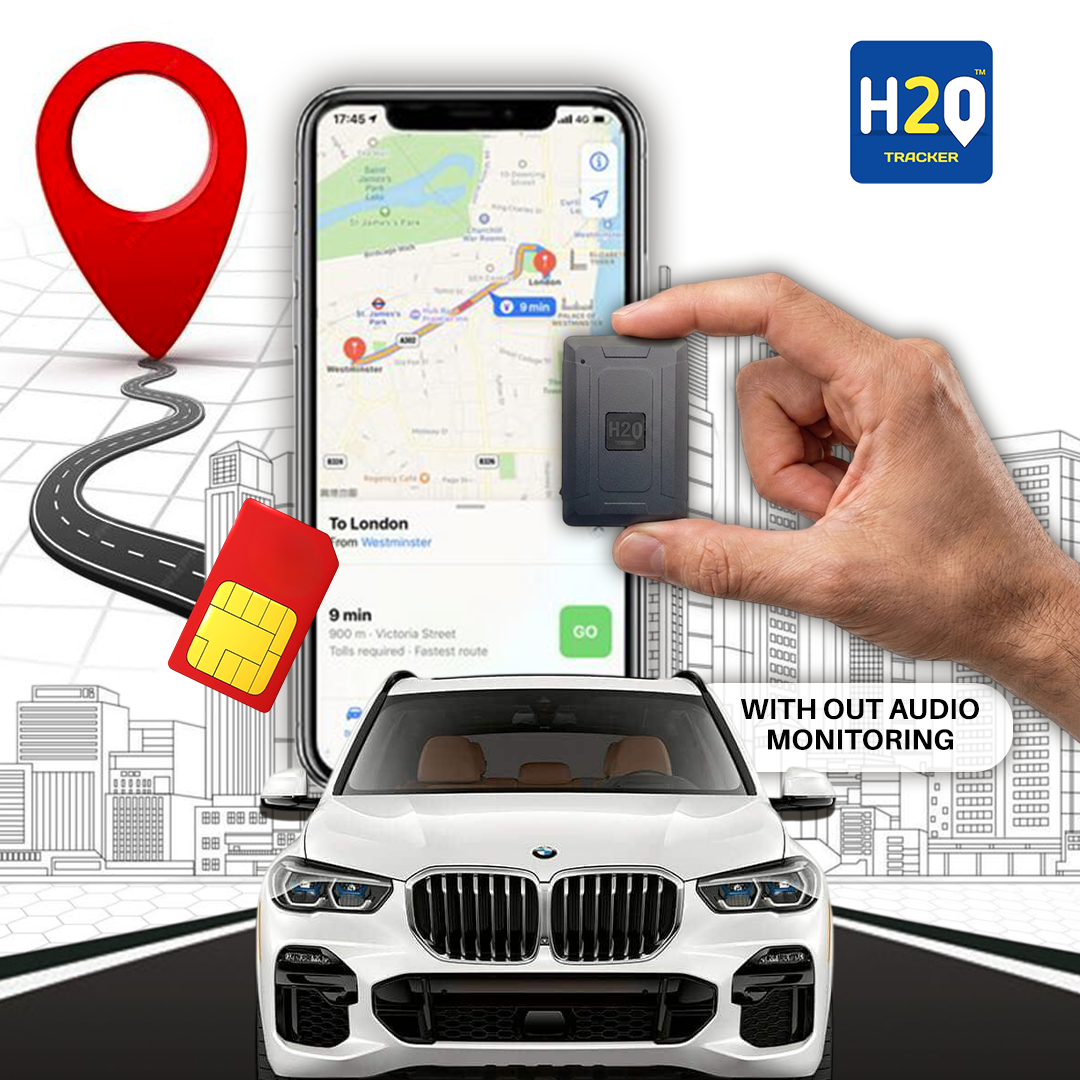 H2O Pro Magnetic GPS Tracker with voice Action – Ultra Long Battery Device for Extended Tracking & Advanced Security