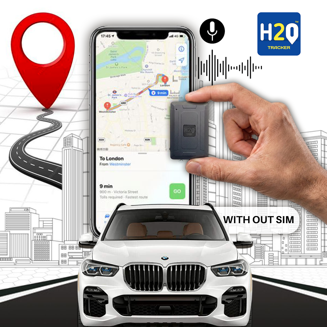 H2O Pro Magnetic GPS Tracker with voice Action – Ultra Long Battery Device for Extended Tracking & Advanced Security