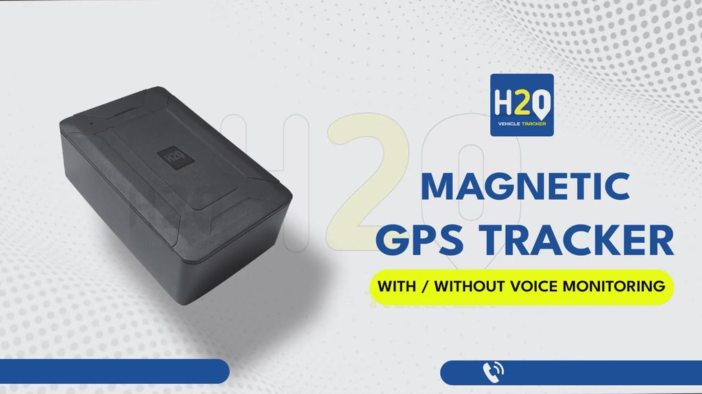 H2O Pro Magnetic GPS Tracker with voice Action – Ultra Long Battery Device for Extended Tracking & Advanced Security