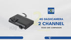 4G Dash Camera Duel Channel | Road & Cabin View | cloud call support | voice monitoring with 4G Sim Support|