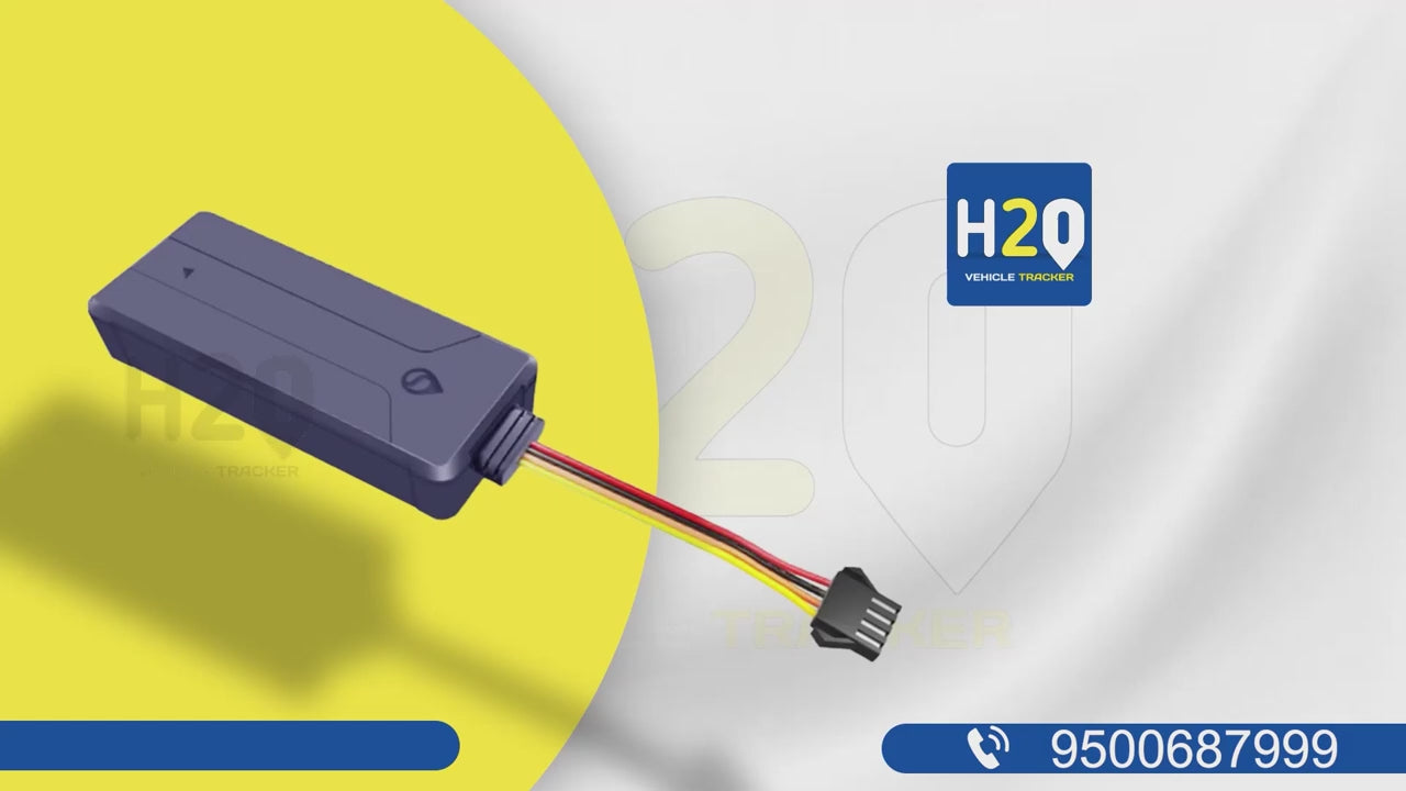 H2O GPS Tracker | Multiple Report| Over Speed Alert |Real-Time Location Tracking| Low Power Consumption | Include Sim Card